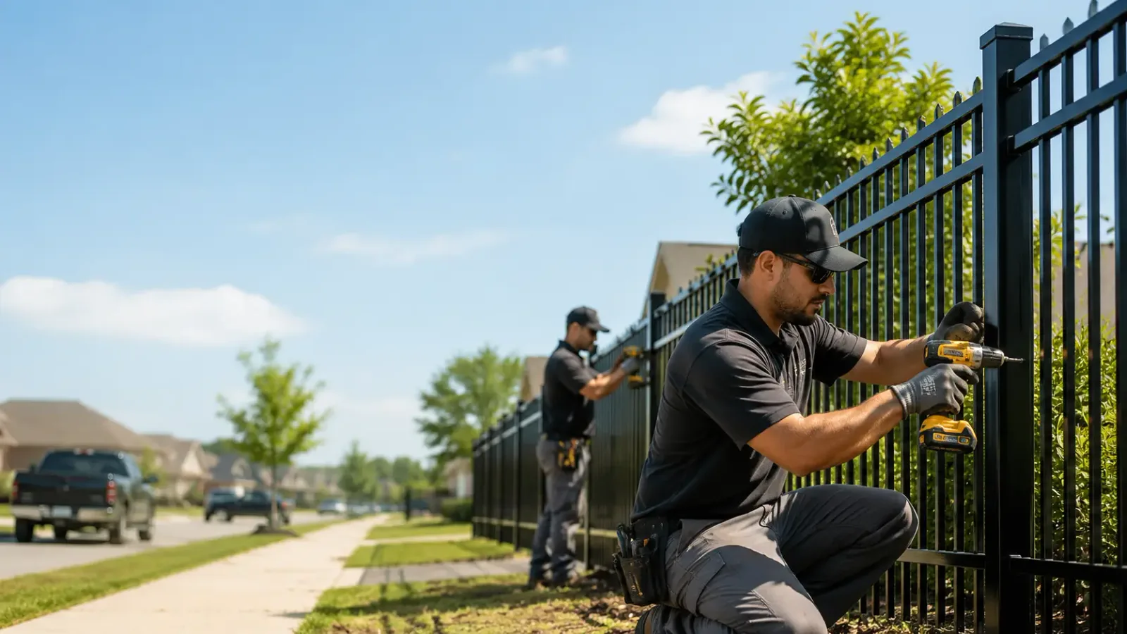 Metal Fence Installation in Markham, VA